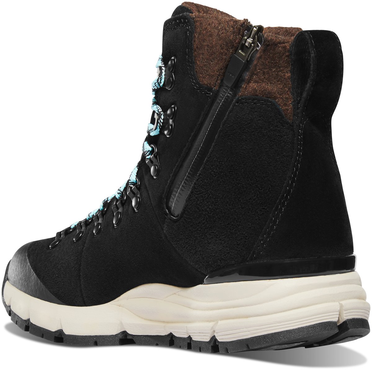 Women's Arctic 600 Side-Zip 7" Black/Spark Blue 200G