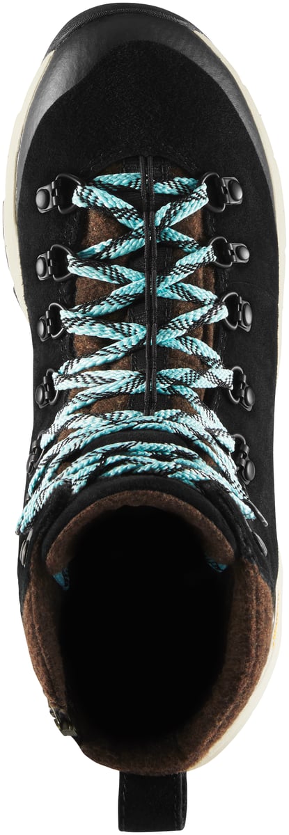 Women's Arctic 600 Side-Zip 7" Black/Spark Blue 200G