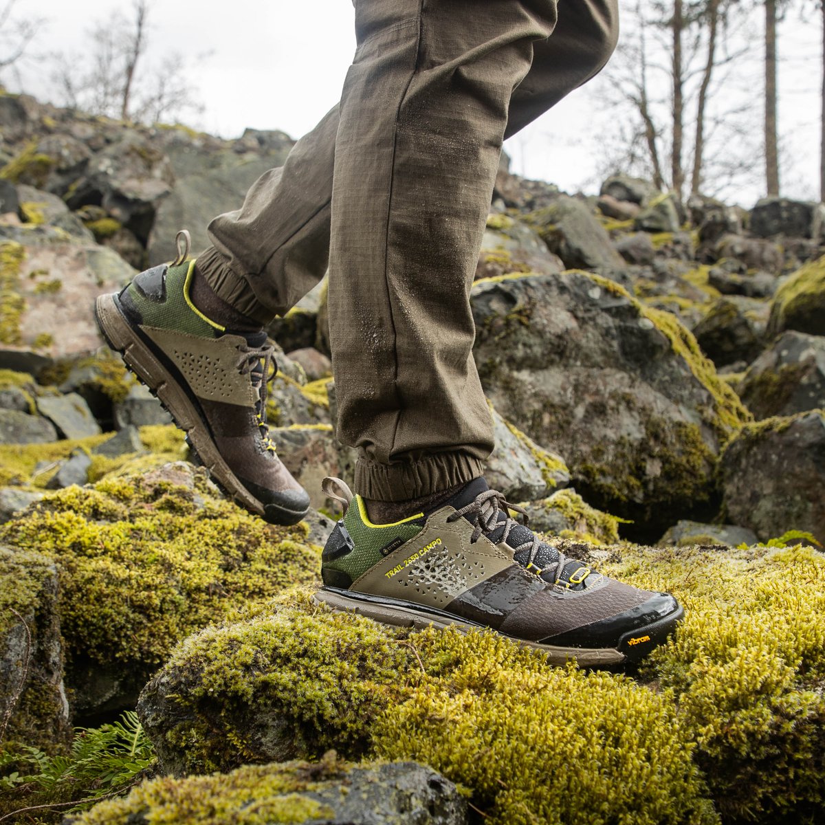 Trail 2650 Campo 3" Brown/Meadow Green GTX