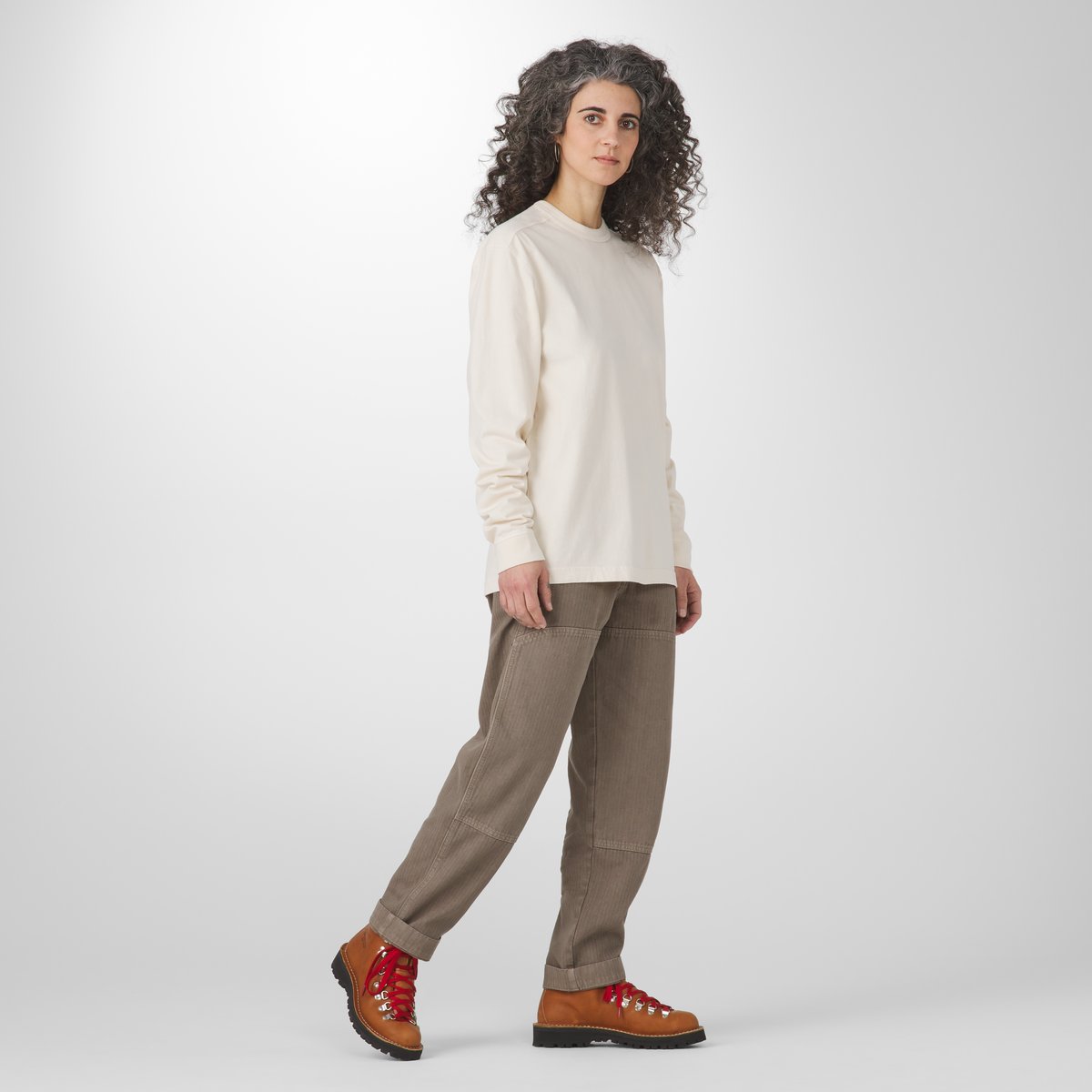 Danner 10.5oz Heavy Weight Long Sleeve Tee Natural