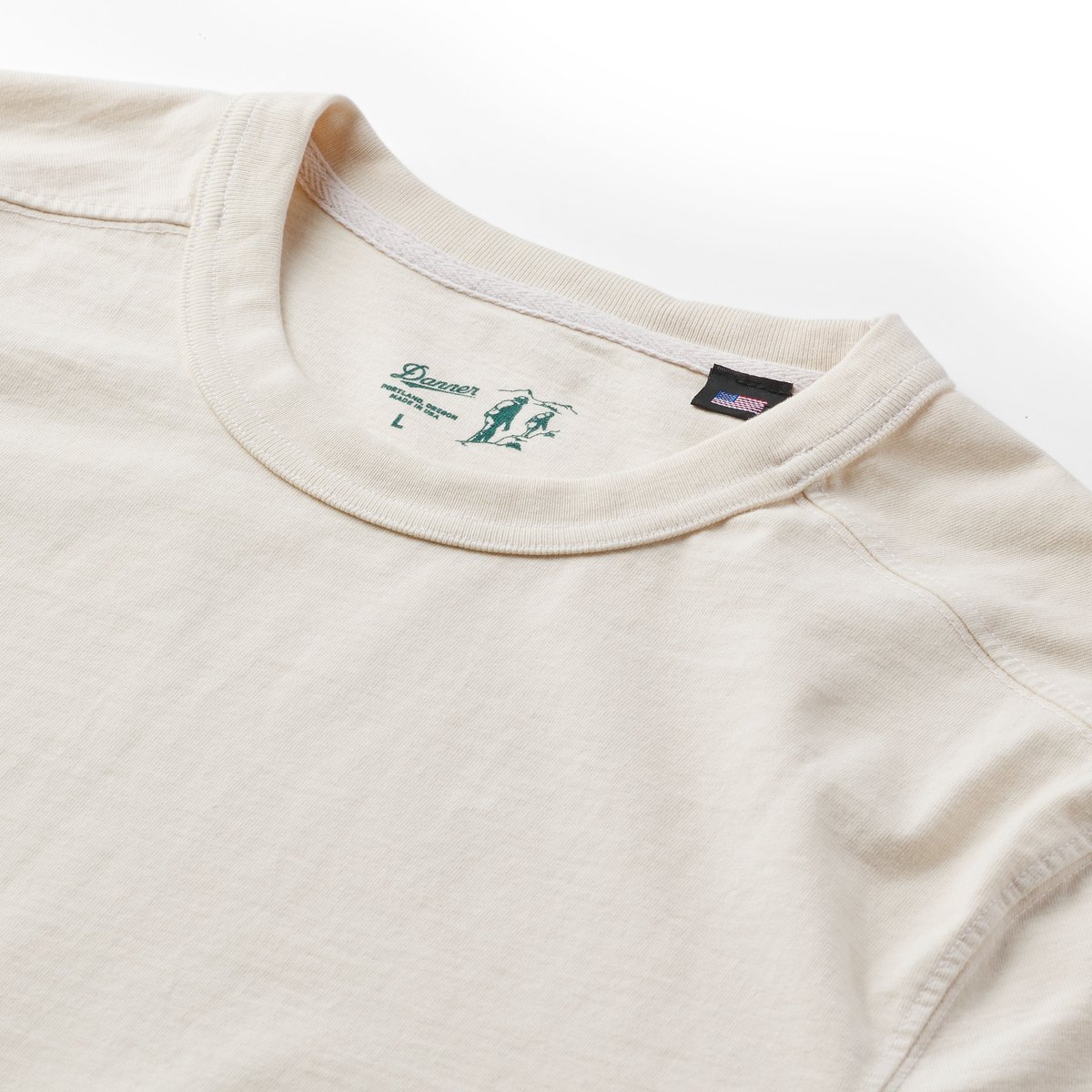 Danner 10.5oz Heavy Weight Long Sleeve Tee Natural