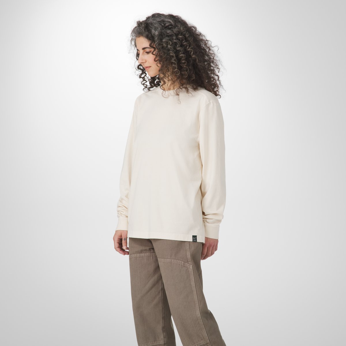 Danner 10.5oz Heavy Weight Long Sleeve Tee Natural