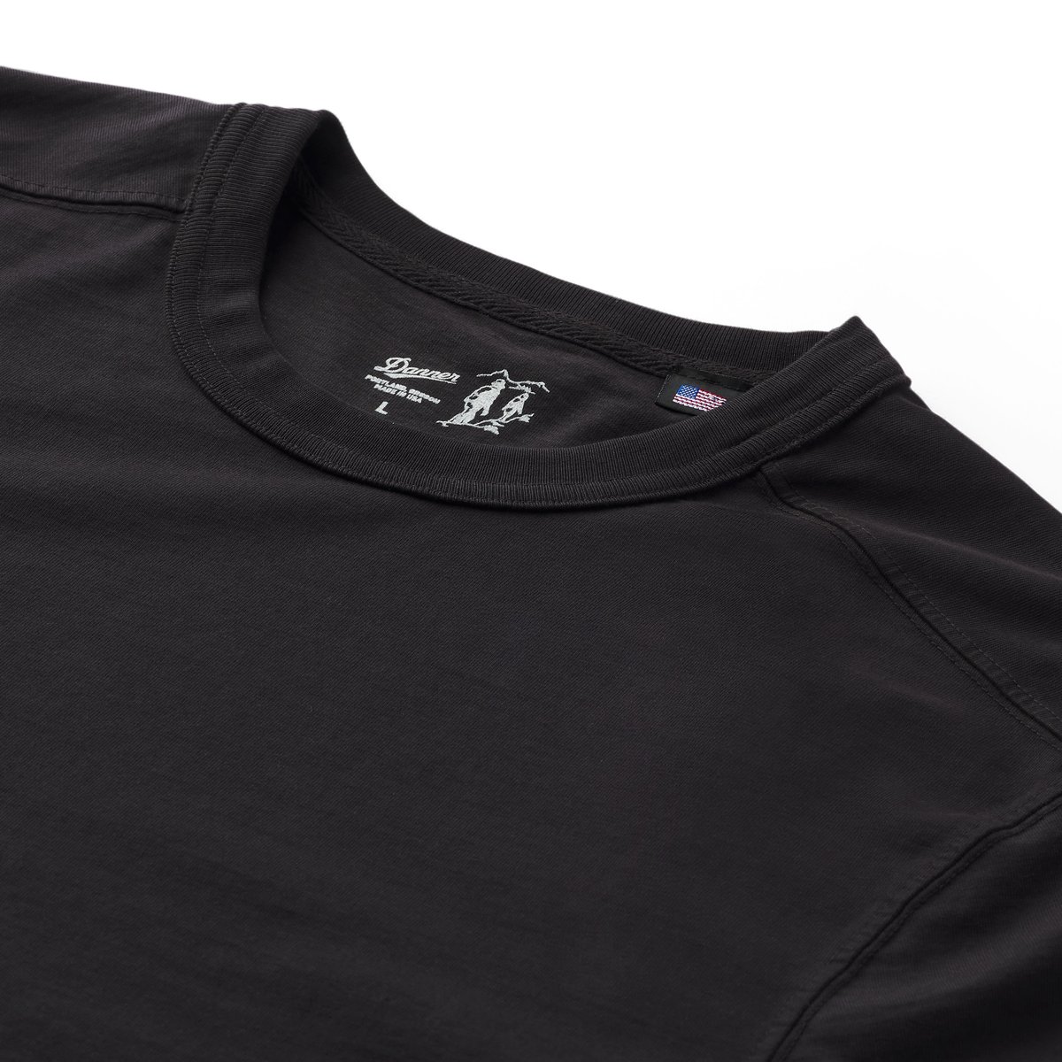 Danner 10.5oz Heavy Weight Long Sleeve Tee Black