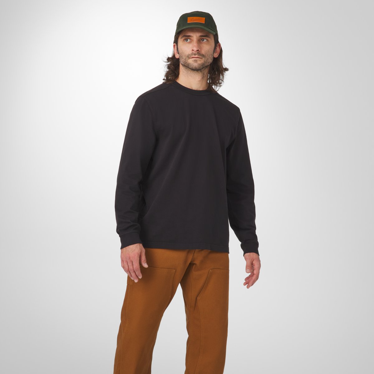 Danner 10.5oz Heavy Weight Long Sleeve Tee Black