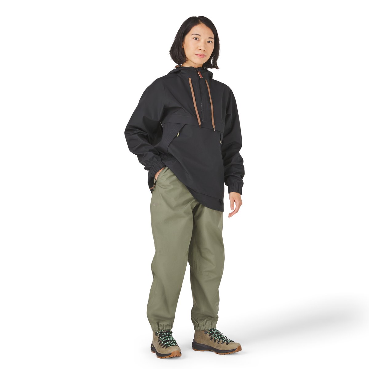 Cascade Crest Packable 3L GTX Rain Pants Dusty Olive