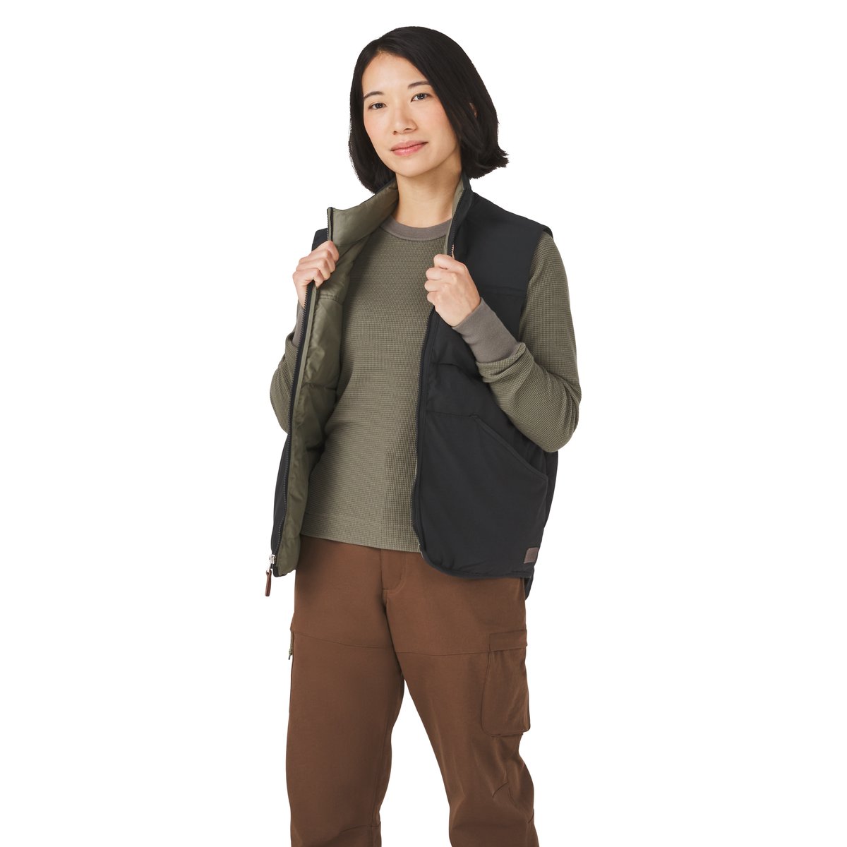 トップス TheThreeRobbers PROCESS DOWN VEST 40 PERTEX_-T-Down-Vest-Olive1.jpg