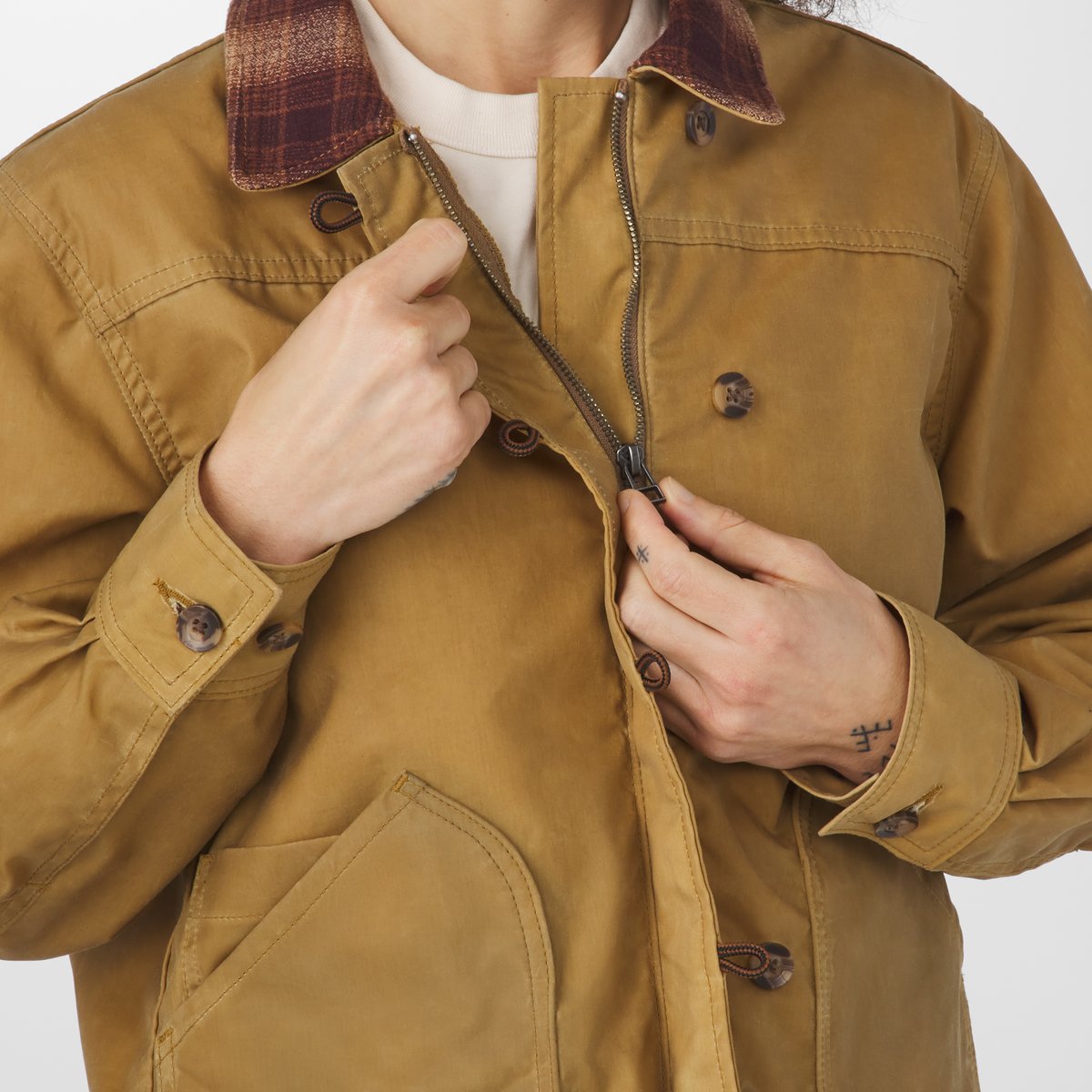 Danner Maywood Waxed Canvas Jacket Tan/Espresso