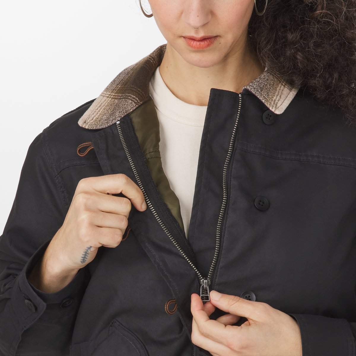 Danner Maywood Waxed Canvas Jacket Black/Earth