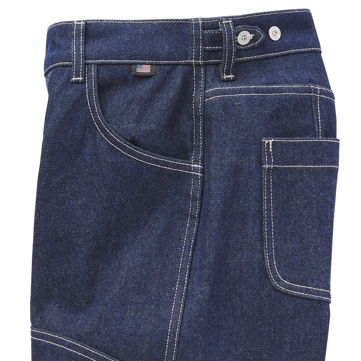 Women's Hawthorne Double Knee Pants Denim Dark Wash Indigo