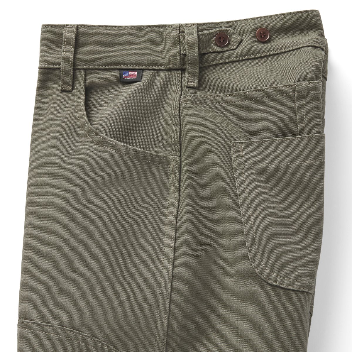 Women's Hawthorne Double Knee Pants Duck Canvas Olive