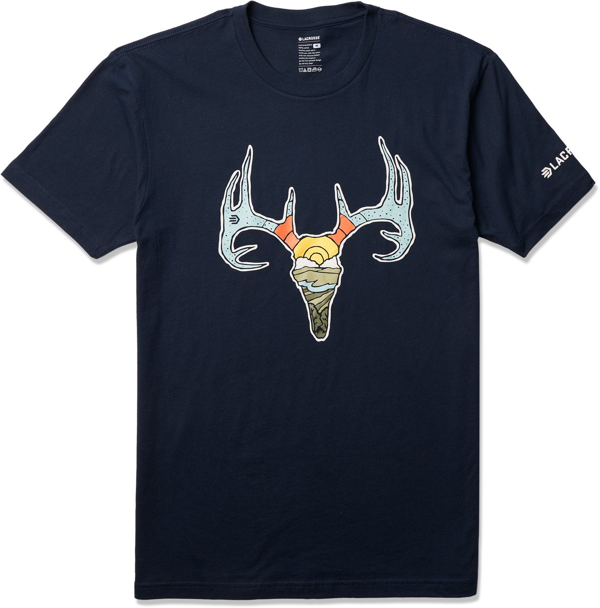 LaCrosse Deer SS Tee Navy