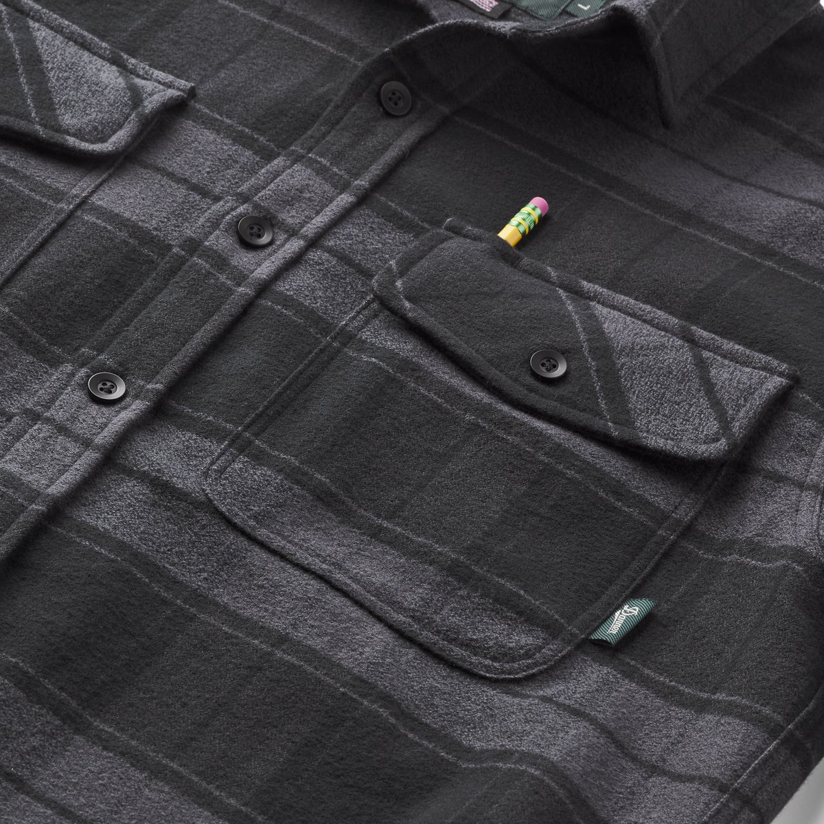 Danner Cedar Mill Cotton Flannel Black Plaid