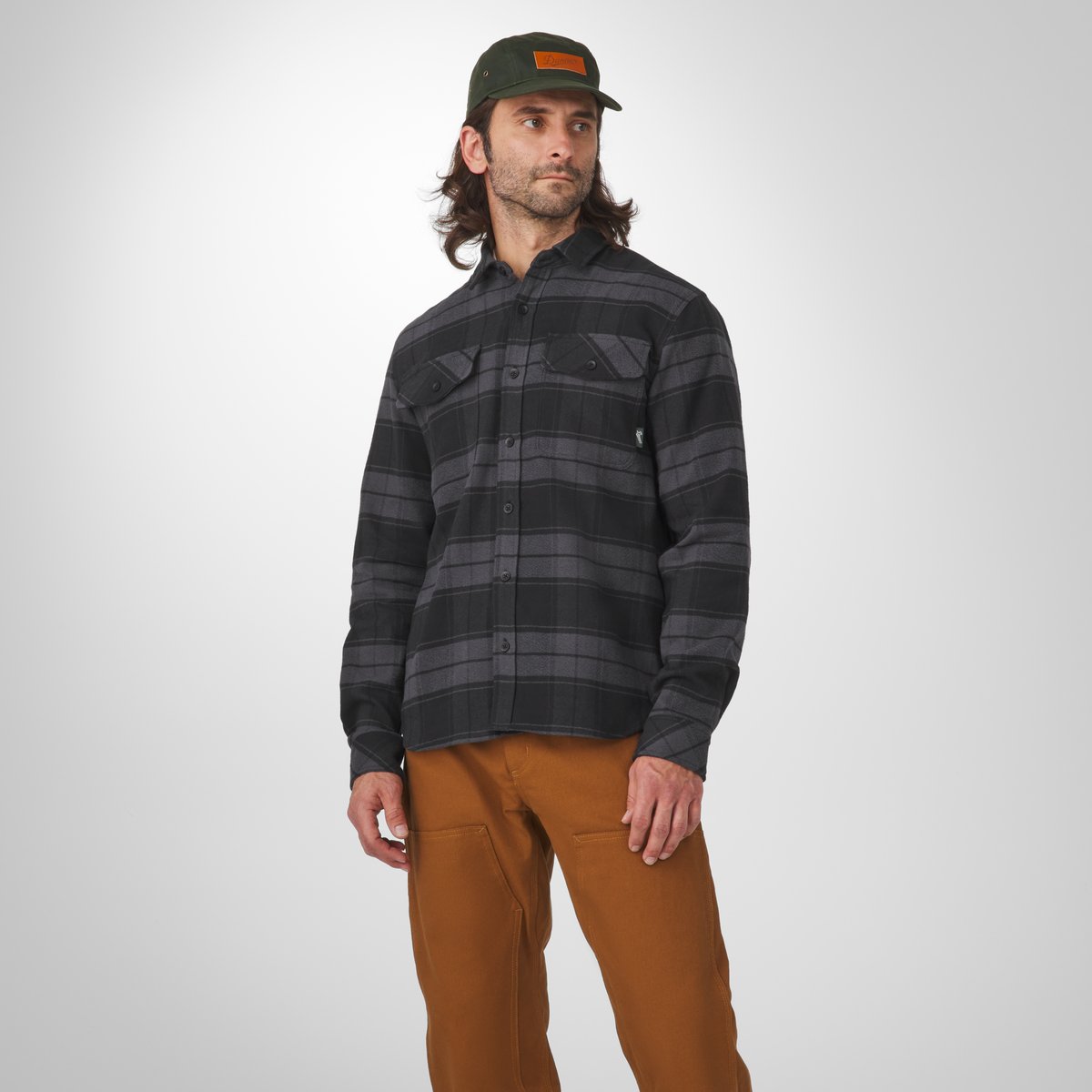 Danner Cedar Mill Cotton Flannel Black Plaid