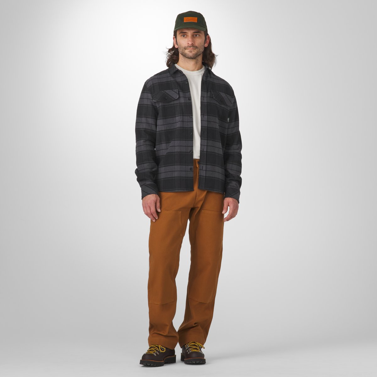 Danner Cedar Mill Cotton Flannel Black Plaid