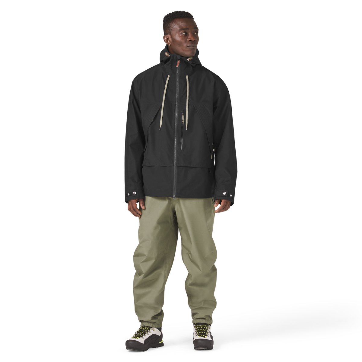 Cascade Crest Packable 3L GTX Jacket Black - M