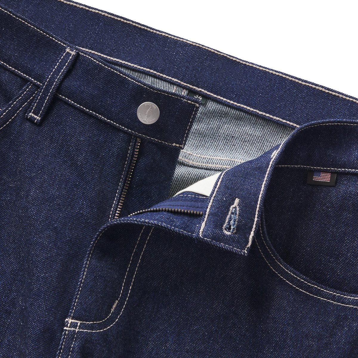 Men's Kenton Double Knee Pants Denim Dark Wash Indigo