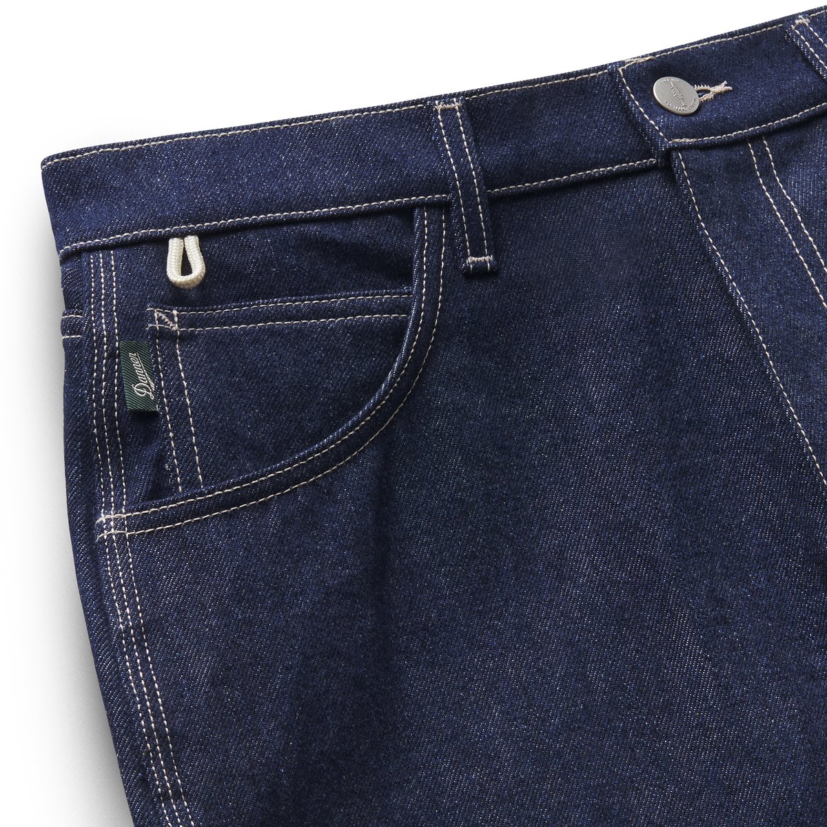 Men's Kenton Double Knee Pants Denim Dark Wash Indigo