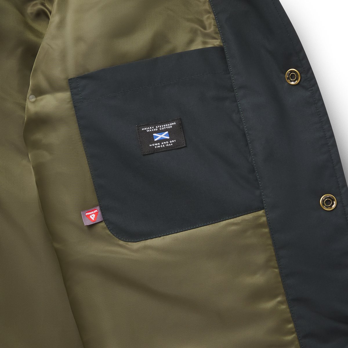 Men's Waxed Primaloft Coaches Jacket Navy