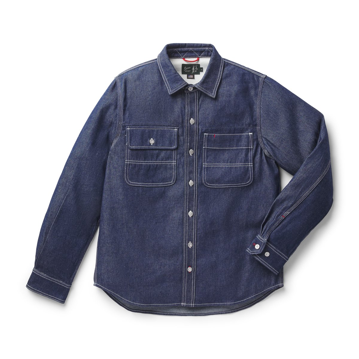 Men's Larch Mt Denim Shirt Dark Wash Indigo