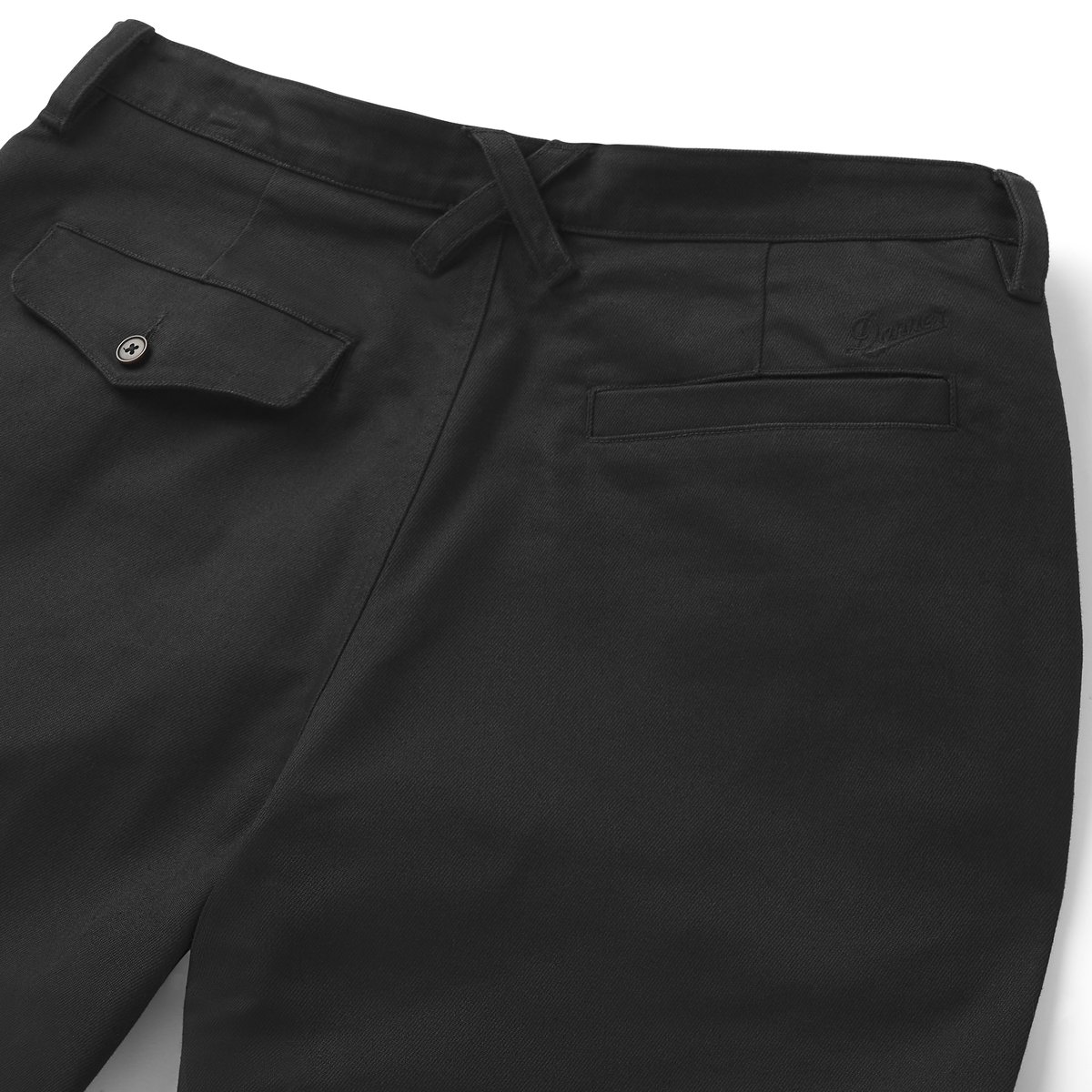 Men's Pleated Forager Pants Black