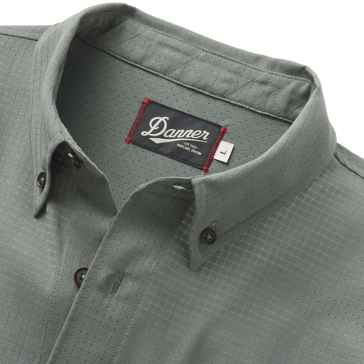 Men's Summer Wool LS Trail Shirt Agave Green