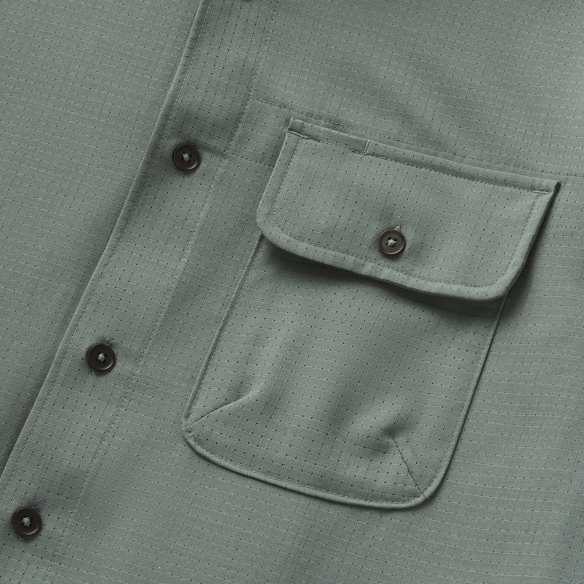 Men's Summer Wool LS Trail Shirt Agave Green