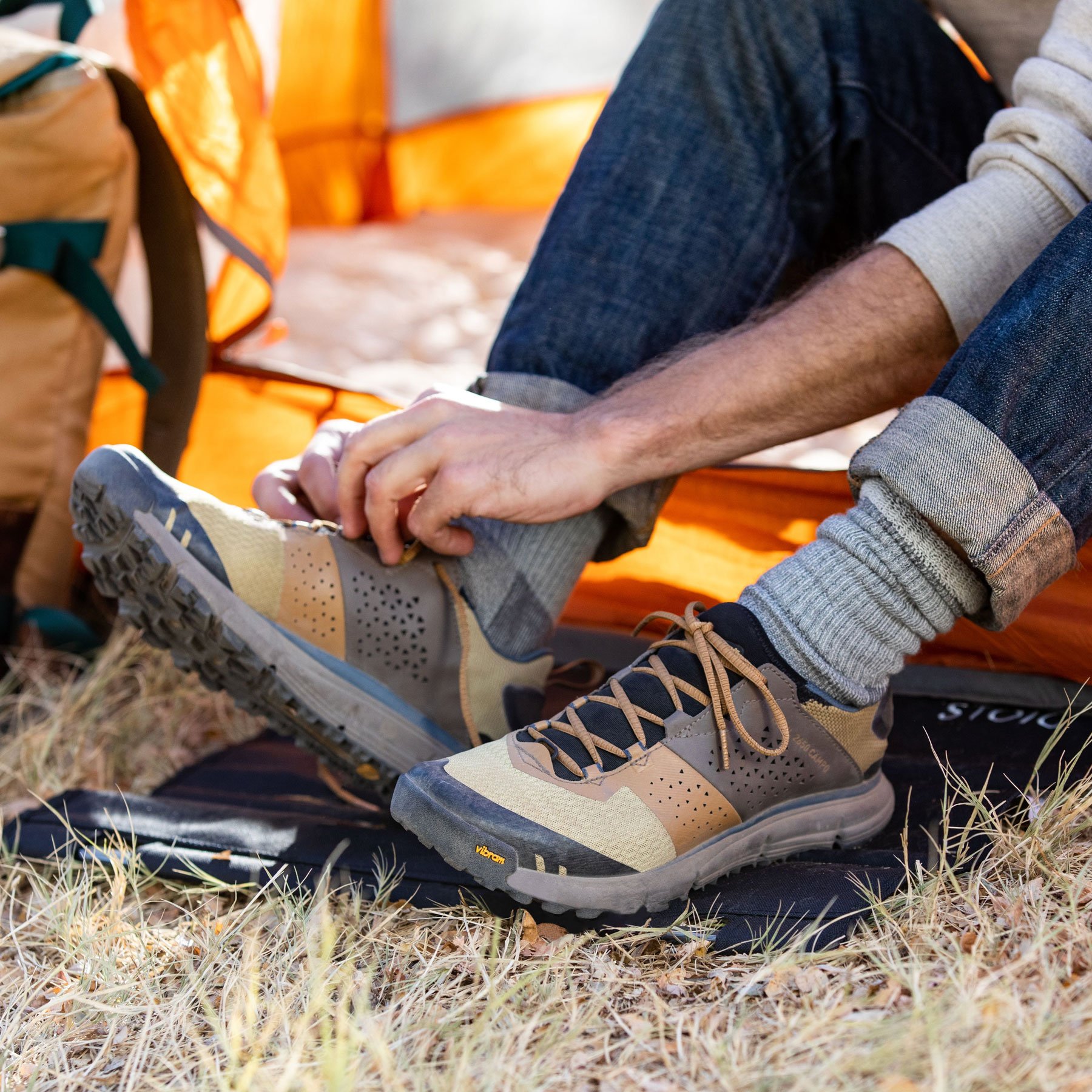 靴 DannerxTACOMA TRAIL2650 DOWN PATROL 28cm Danner - Trail 2650 GTX Kangaroo Brown/Stormy Weather
