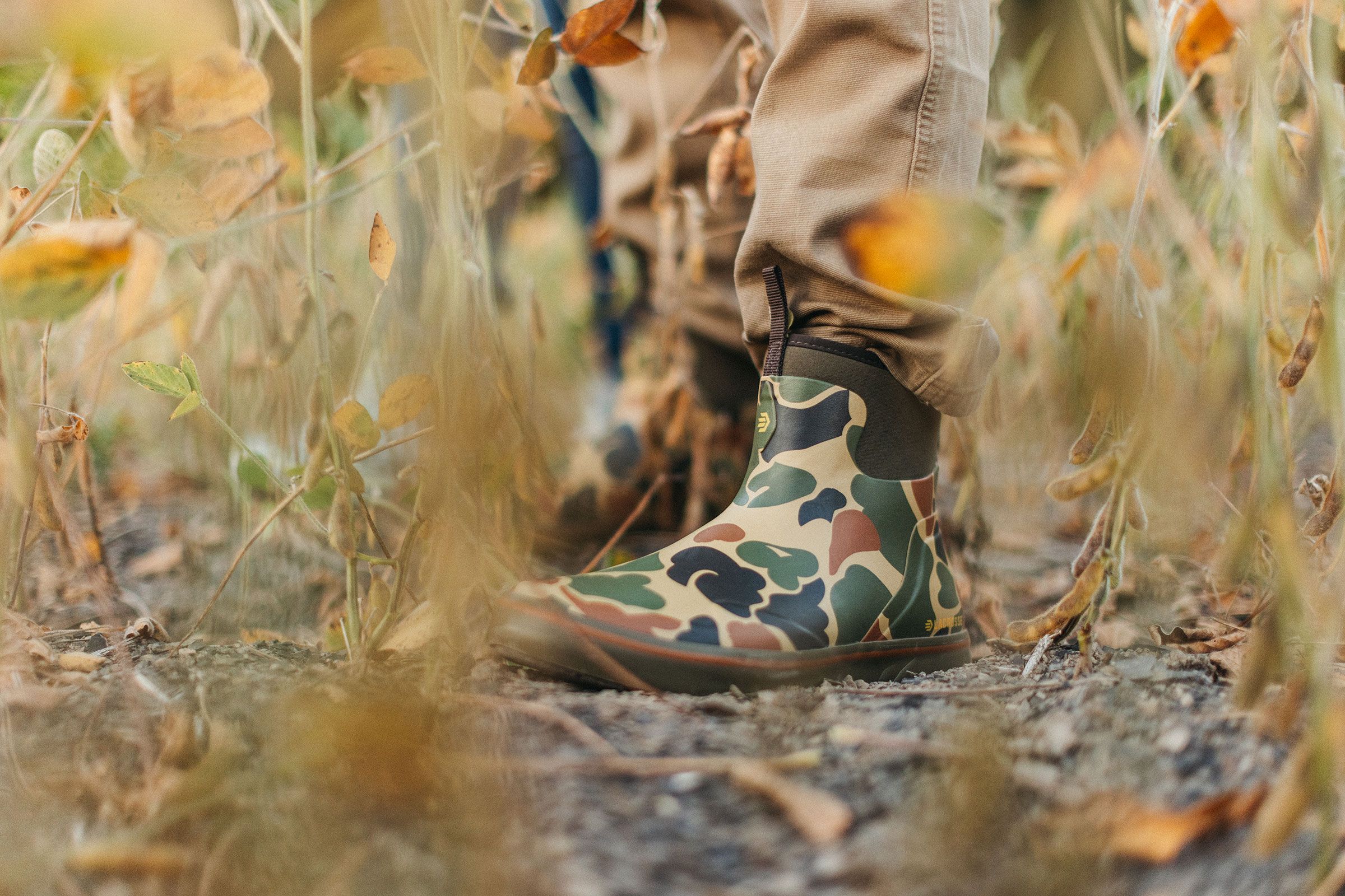 pair of short rubber boots