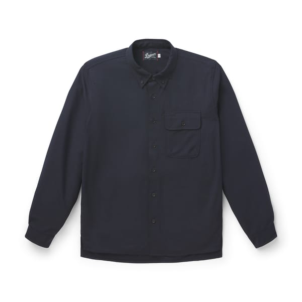 Men&#039;s Summer Wool LS Trail Shirt Dark Navy