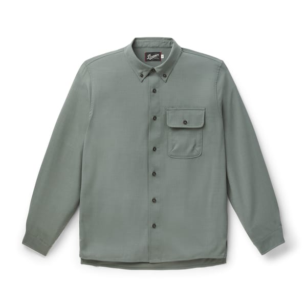 Men&#039;s Summer Wool LS Trail Shirt Agave Green